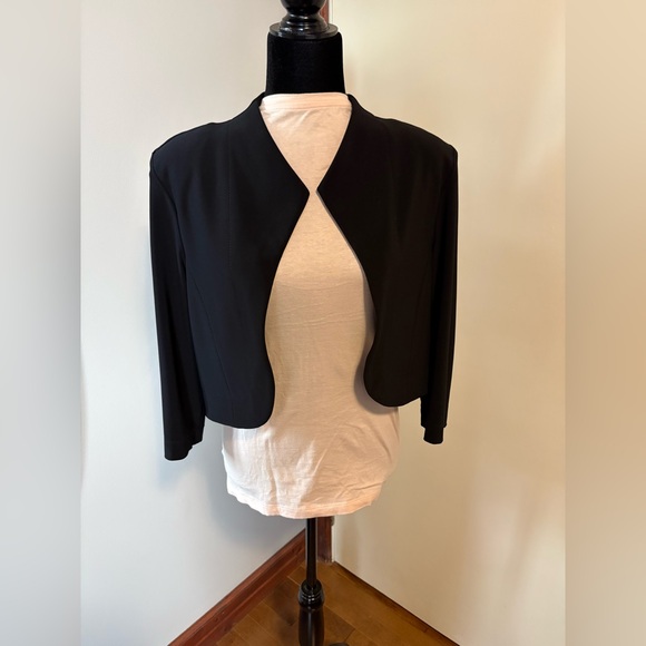 Joseph Ribkoff Black Bolero - Picture 4 of 8
